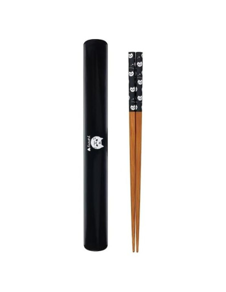 Palillos Japoneses Portátiles JapanBargain 22.23 cm Gato Palillos Japoneses Portátiles JapanBargain 22.23 cm Gato