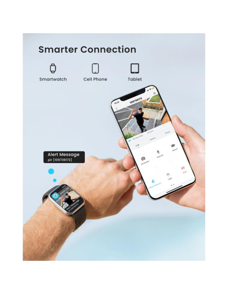 Cámara de Seguridad Inalámbrica ieGeek 2K con Alarma y AI Cámara de Seguridad Inalámbrica ieGeek 2K con Alarma y AI