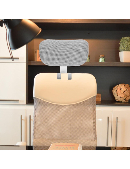 Respaldo Ajustable para Silla de Oficina Homoyoyo Blanco Respaldo Ajustable para Silla de Oficina Homoyoyo Blanco