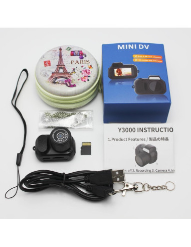 Cámara Digital Mini Omana Y3000 HD 1080P 32GB Compacta