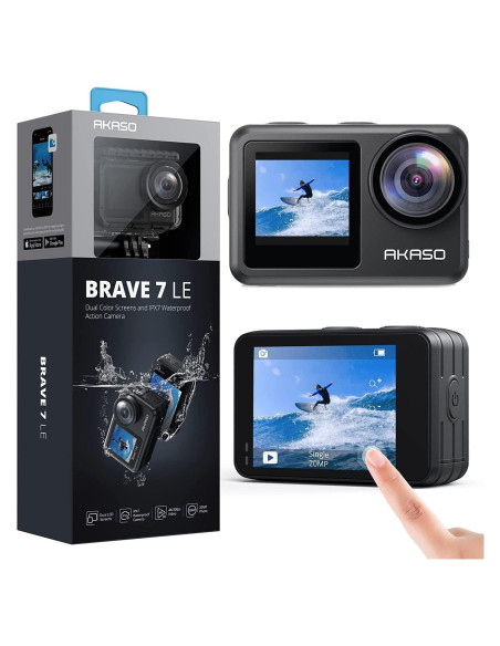 Cámara de Acción AKASO Brave 7 LE 4K 20MP WiFi EIS 2.0 Cámara de Acción AKASO Brave 7 LE 4K 20MP WiFi EIS 2.0