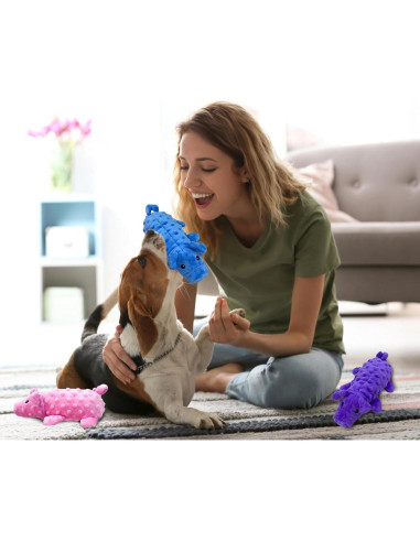 Juguete Squeaky para Perros okegztoa Cerdo Interactivo