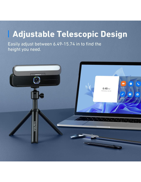 Webcam Anker PowerConf C200 2K con Tripode Ajustable 40cm Webcam Anker PowerConf C200 2K con Tripode Ajustable 40cm