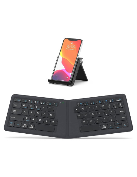Teclado Plegable Bluetooth iClever BK06 con Funda PU Teclado Plegable Bluetooth iClever BK06 con Funda PU
