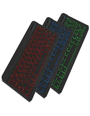 Teclado Bluetooth BoxWave para Samsung Galaxy Z Fold 4 - Retroiluminado 7 Colores