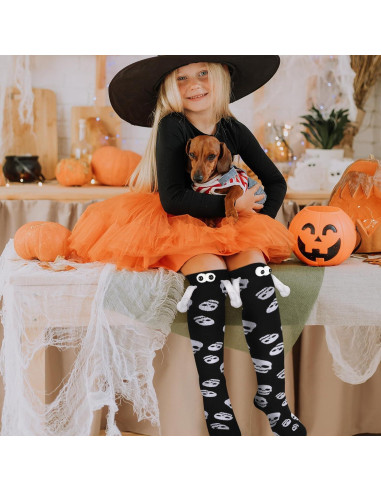 4 Pares de Calcetines Magnéticos de Halloween - Wayyogh