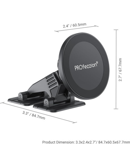 Soporte Magnético para Auto PROfezzion 2 Unidades iPhone Soporte Magnético para Auto PROfezzion 2 Unidades iPhone
