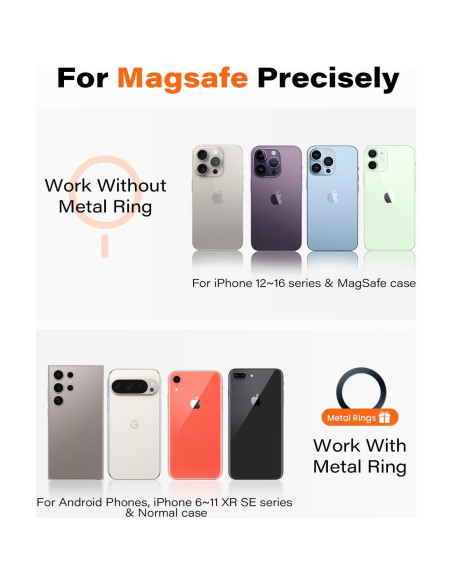 Soporte de Coche Magnético APPS2Car para iPhone 16 Pro Max Soporte de Coche Magnético APPS2Car para iPhone 16 Pro Max