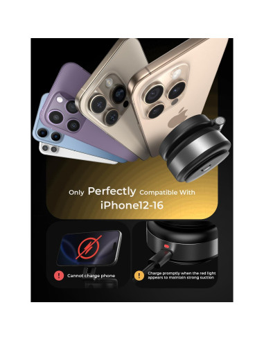 Soporte Magnético Portátil LISEN para iPhone 12-16 Pro