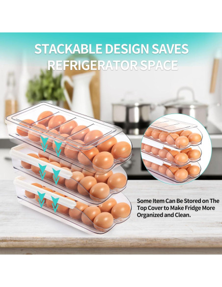 Soporte para Huevos RoskDeewat 2 Niveles 28 Huevos Soporte para Huevos RoskDeewat 2 Niveles 28 Huevos
