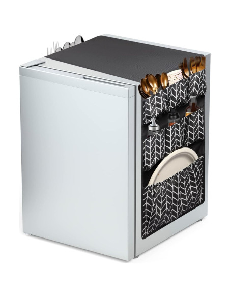 Organizador de Mini Nevera Mayniu 165x32 cm 15 Bolsillos Gris Organizador de Mini Nevera Mayniu 165x32 cm 15 Bolsillos Gris