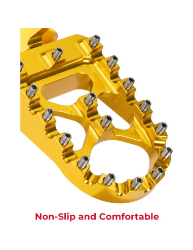 Reposapiés KEMIMOTO para Surron Talaria MX3 MX4 Dorado