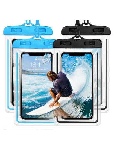 Funda Impermeable BINSUNS para Teléfono IPX8 - 4 Pack