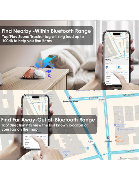 Etiquetas Localizadoras Bluetooth LAOLASEED 4 Piezas Etiquetas Localizadoras Bluetooth LAOLASEED 4 Piezas