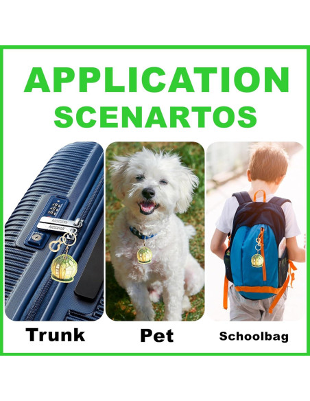 Funda de cuero PU para AirTag BORKUANA - Protector lindo Funda de cuero PU para AirTag BORKUANA - Protector lindo