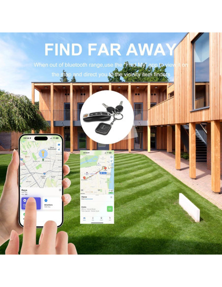 Rastreador Bluetooth Smart CC Airtags 2pack Carbono Negro Rastreador Bluetooth Smart CC Airtags 2pack Carbono Negro