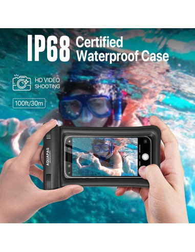 Funda Impermeable NEPHI IP68 para Smartphone 20cm 2 Paquete