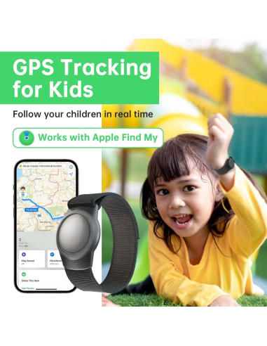 Rastreador GPS HONGTOP para Niños y Ancianos, Impermeable