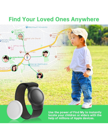 Rastreador GPS HONGTOP para Niños y Ancianos, Impermeable Rastreador GPS HONGTOP para Niños y Ancianos, Impermeable