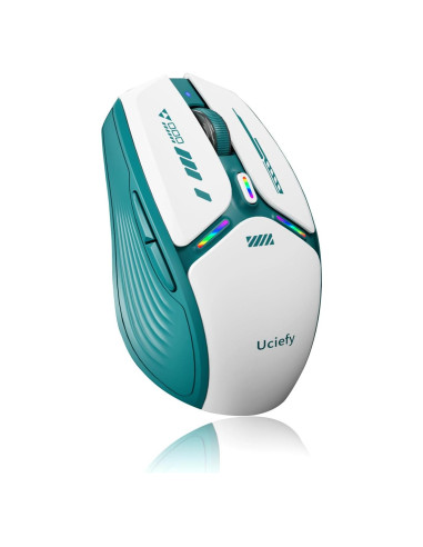 Ratón Inalámbrico Uciefy V19 Recargable 2.4GHz Verde