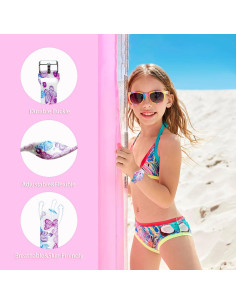 Pulsera Impermeable Wtyssn para AirTag Niños Rosa Mariposa 2