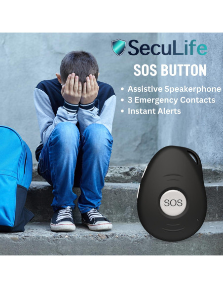 Rastreador GPS SecuLife Niños S7 con Botón SOS y Altavoz Rastreador GPS SecuLife Niños S7 con Botón SOS y Altavoz
