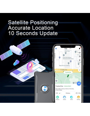Rastreador GPS Wanwaytech para Vehículos 4G Magnético