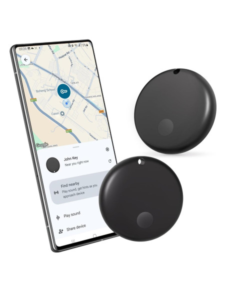 Etiquetas de Rastreo Android Lmrbelec - 2 Paquete Negro Etiquetas de Rastreo Android Lmrbelec - 2 Paquete Negro