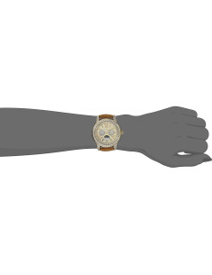 Reloj Peugeot para Mujeres con Fase Lunar y Correa de Ante 2