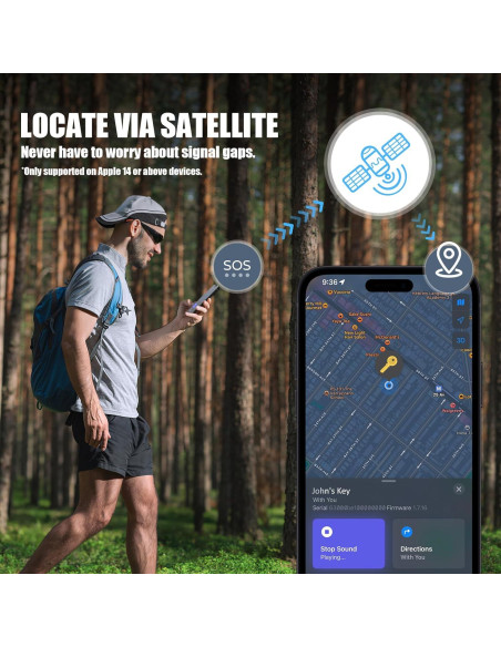 Rastreador Bluetooth Coredy LE01 para iPhone - Localizador de Artículos Rastreador Bluetooth Coredy LE01 para iPhone - Localizador de Artículos