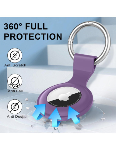 Paquete de 5 fundas protectoras Meliya para AirTag