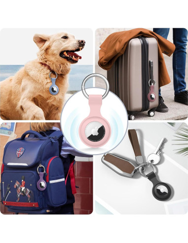 Paquete de 5 fundas protectoras Meliya para AirTag