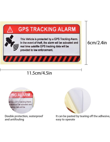 10 Etiquetas de Seguimiento GPS Zoyiancy Antirrobo 5x10cm 10 Etiquetas de Seguimiento GPS Zoyiancy Antirrobo 5x10cm