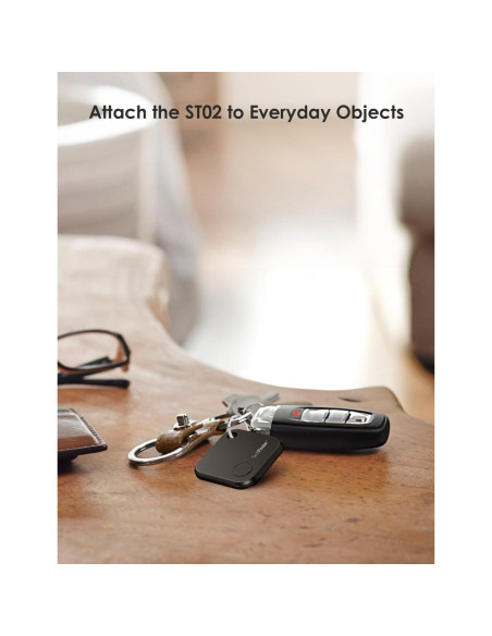 Localizador Bluetooth SwiftFinder ST02 - Paquete de 2, Resistente al Agua, Alcance 91.44m Localizador Bluetooth SwiftFinder ST02 - Paquete de 2, Resistente al Agua, Alcance 91.44m