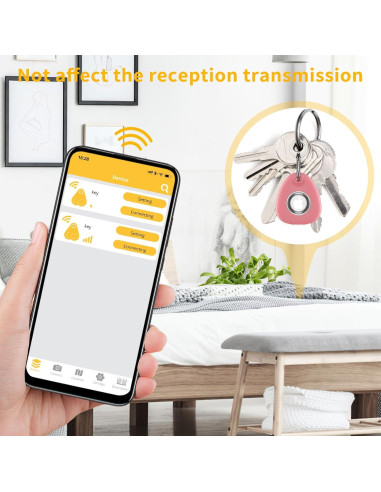 2 Fundas Impermeables IPX8 para Apple Airtag Techowl Rosa