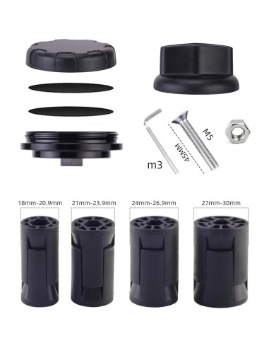 Soporte Antirrobo para AirTag BSSOK - Bicicleta MTB 18-30mm