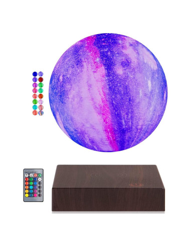 Lámpara de Luna Flotante UVEHAS 16 Colores Control Remoto