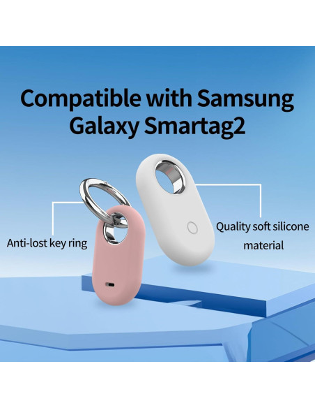Funda Protectora Silicona para Samsung Galaxy SmartTag2 - 4 Unidades Funda Protectora Silicona para Samsung Galaxy SmartTag2 - 4 Unidades