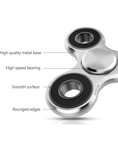 Spinner Antiestrés ATESSON Metal EDC Alivio Ansiedad