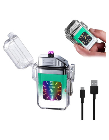 Encendedor Eléctrico YOZWOO - Recargable USB, Doble Arco