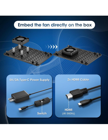 Kit de Inicio Raspberry Pi 4 4GB con Accesorios