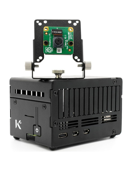 Caja KKSB para Raspberry Pi 5 con Espacio para HATs y Enfriador Caja KKSB para Raspberry Pi 5 con Espacio para HATs y Enfriador