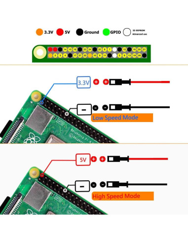 Caja ABS para Raspberry Pi 4 iUniker con ventilador y disipador