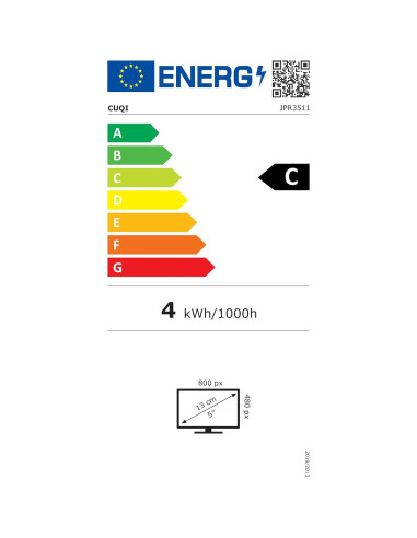 Pantalla Táctil 3.5" CUQI para Raspberry Pi 3/4/5 480x320