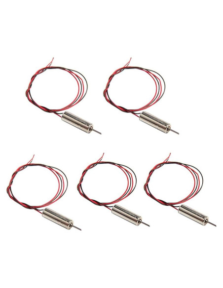 Motor DC Mini Acxico 4mm 60000RPM 5Pcs para Dron RC Motor DC Mini Acxico 4mm 60000RPM 5Pcs para Dron RC