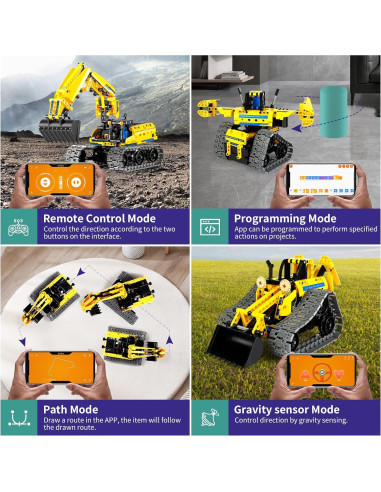 Kit de Robótica STEM 5 en 1 SHANTOU 430 Piezas Excavadora