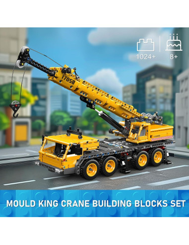Camión Grúa Móvil Mould King 17058 997 Piezas