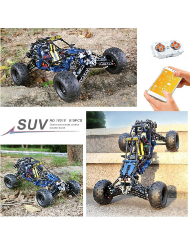 Coche RC Todo Terreno Mould King 515 Piezas Control APP