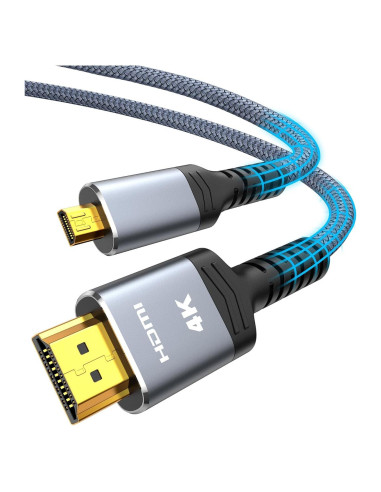 Cable Micro HDMI a HDMI Highwings 3,05m 4K@60Hz Bi-Direccional