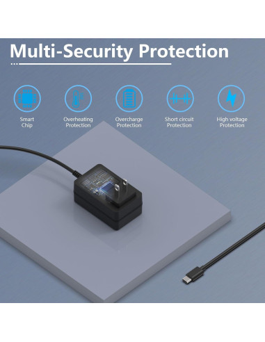 Fuente de Alimentación USB C 27W para Raspberry Pi 5 4GB/8GB